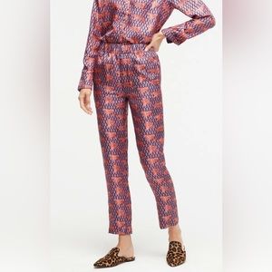 J crew Roaming Tigers Silk Pant